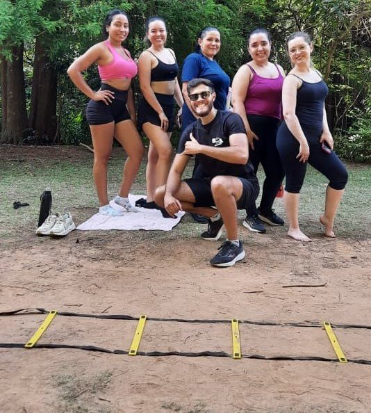 Treino orientado por Samuel Alves